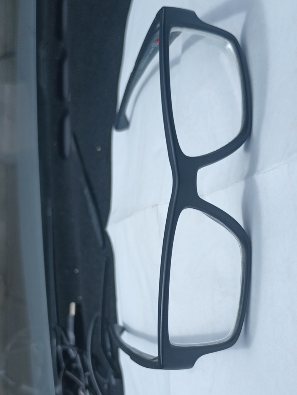 Oakley Air Drop  Satin Black Rectangular Eyeglass's Frames